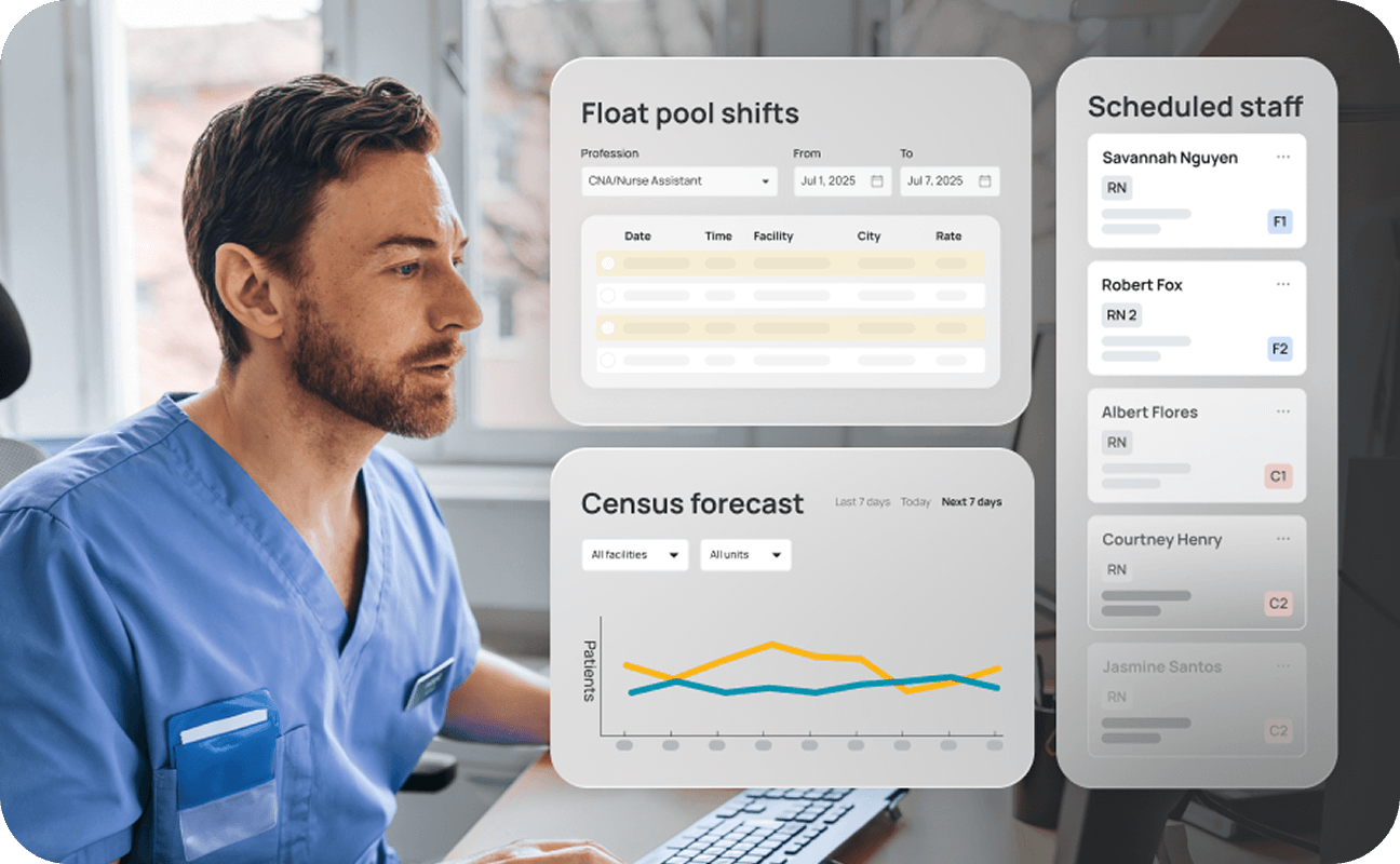 Image of a man using Symmetry MSP app